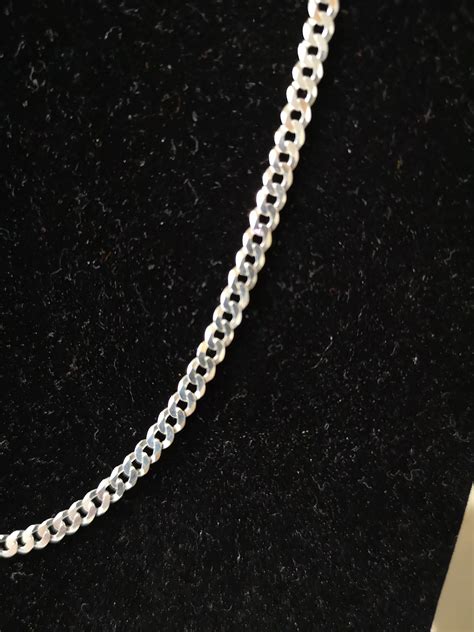 Solid Sterling Silver 925 Chain 20 508cm Long Latest Etsy
