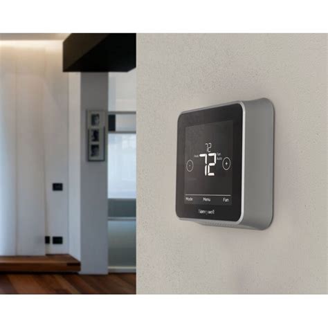 Honeywell Lyric T5 Black Thermostat With Wi Fi Compatibility In The