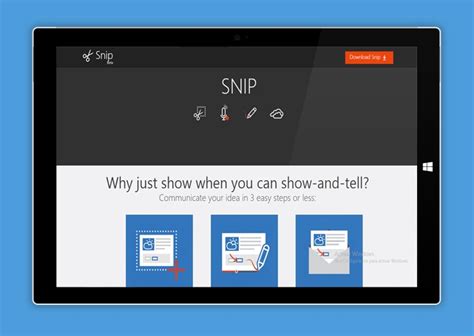 Microsoft Launches Snip A Screen Capture Utility For Windows 10