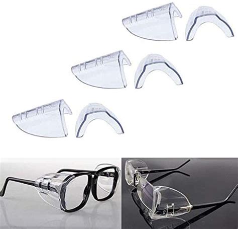 buy makingtec 3 pairs safety glasses side shields slip on clear side shields fits small to