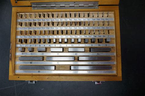 Insize Steel Gauge Block Set 87 Pieces Grade 2