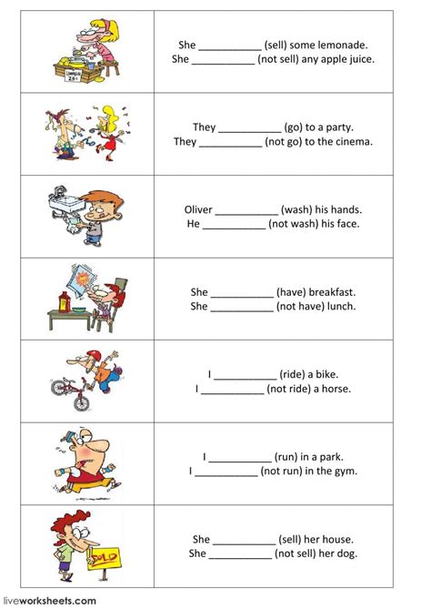 I'd love to hear what's worked for you and your children. Present simple - positive and negative sentences - part 2 ...