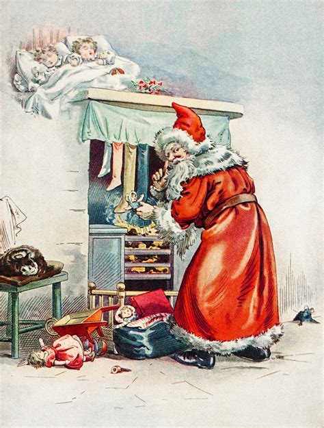 Vintage Christmas Images Free Public Domain Paintings Graphics