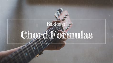 Chord Formula Basics Understanding How Chords Are Made