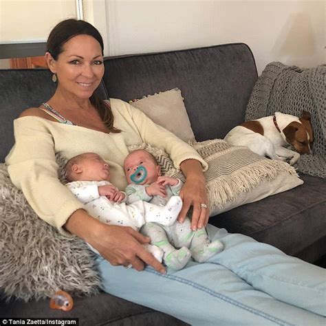 tania zaetta shares adorable video of her twins the day they were born daily mail online