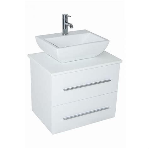 Not only are vanity units excellent. Bathroom Wall Hung Double Drawer Basin Sink Vanity Unit ...
