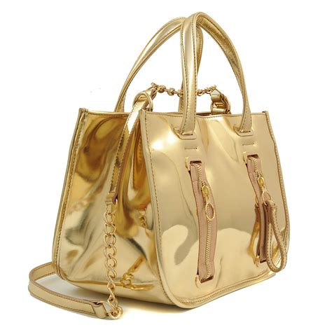 Nsew Pondichéry Gold Bag In Gold