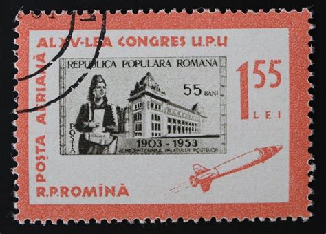 Romania Stamp Day Postage Stamp Series Romanian Etsy In 2021