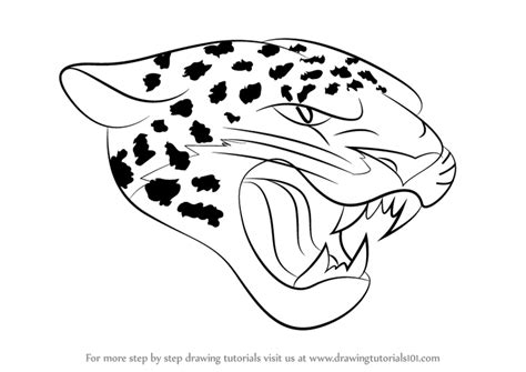 Our final free jaguar coloring page for kids shows a jaguar relaxing after a long day of coloring fun. Learn How to Draw Jacksonville Jaguars Logo (NFL) Step by Step : Drawing Tutorials