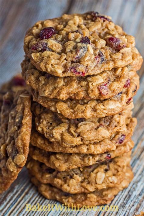 Oatmeal Craisin Cookies Deliciously Chewy Bake It With Love