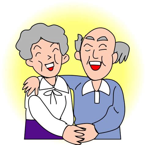 Best Older Couple Laughing Illustrations Royalty Free Vector Graphics