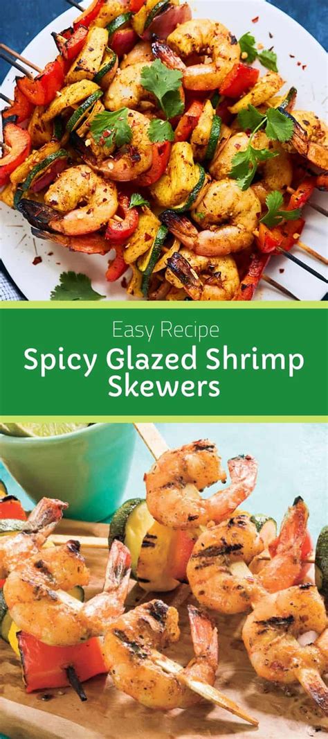 Shrimp skewers should never be wobbly and impossible to turn. Spicy Glazed Shrimp Skewers Recipe - Grandma Linda's Recipes