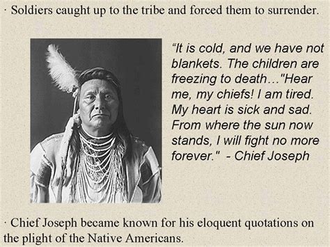 Chief Joseph Of The Nez Perce Tribe Of Gad Native American Quotes