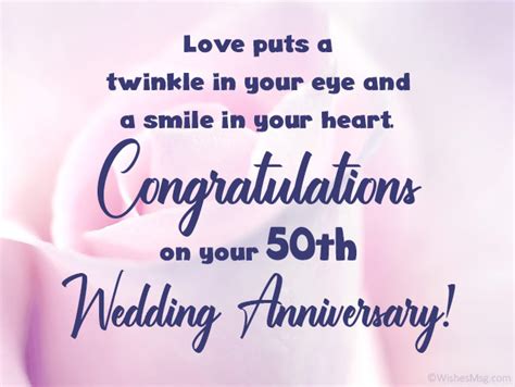 50th Wedding Anniversary Wishes And Messages Wishesmsg 2023