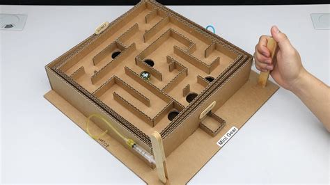 Cardboard Marble Maze Diy Adaliz Notes