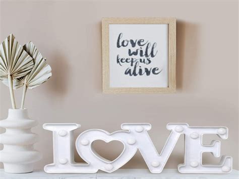 Cheerin Love Sign Decoration Table Top Decor For Valentines Etsy