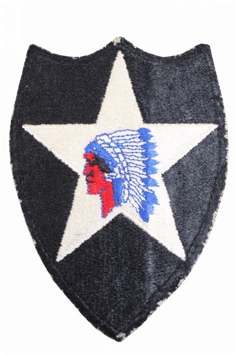 Patch 2nd Infantry Division Us Army Military Classic Memorabilia