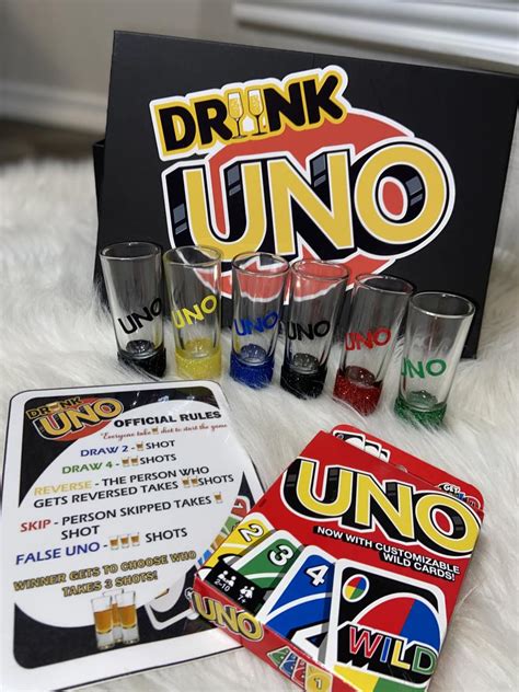You might need to make some minor rule play uno as normal. You can now buy 'Drunk Uno' and it looks mint - Proper ...