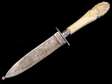Sold Price Circa 1840s 1850s English Silver Mounted California Bowie