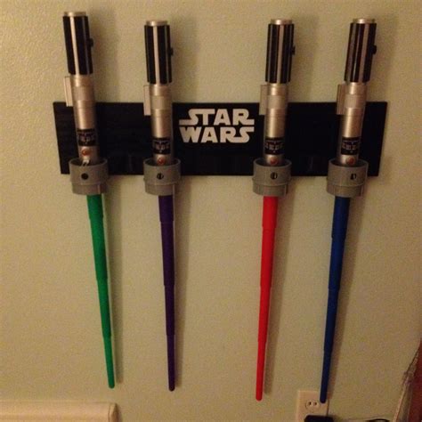 Star Wars Light Saber Holder Made With Molding And Pipes Star Wars