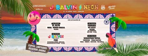 J Balvin Neon Fiestas Cancun Elfest Mx