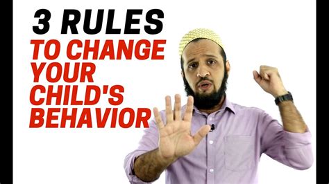 How To Change Your Childs Behavior Follow These 3 Rules Mommyhappy