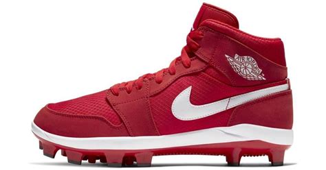Nike Jordan 1 Retro Mcs Baseball Cleat In Red For Men Lyst