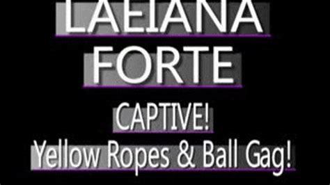 Laeiana Forte In Yellow Ropes And Ball Gag Ps3 Version 320 X 240 In Size Milfs Boundgagged