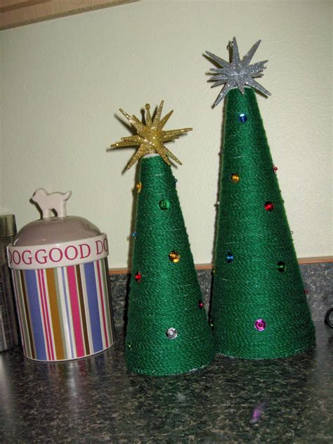 Joy With Sugar On Top Styrofoam Cone Turns Christmas Tree