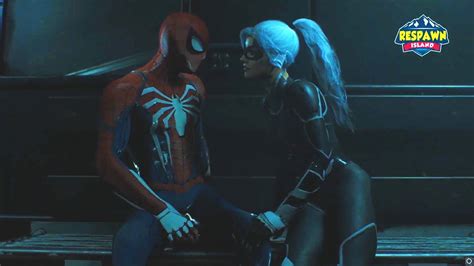 Spider Man And Black Cat Romantic Kiss Re2 Remake Spider Man Ps4 Black Cat Mod Youtube