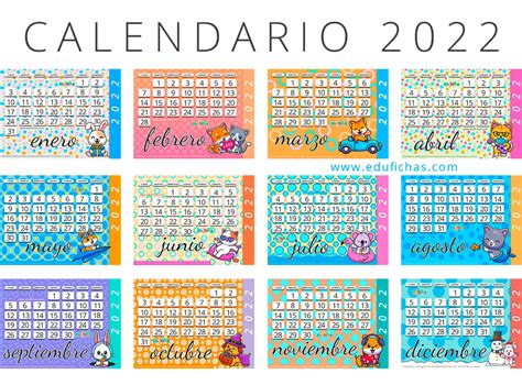 Calendario 2022 Para Imprimir Descargar Calendario En Pdf Gratis