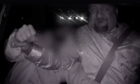 Drunk Uber Passenger Caught On Drivers Dashcam