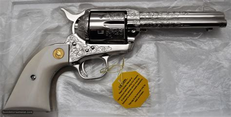 Gorgeous Colt Custom Shop Single Action Army Nickel 45 Revolver Type B