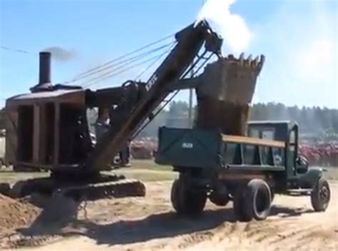 Video Loading Trucks With A Steam Shovel Was A Lengthy Multi Person