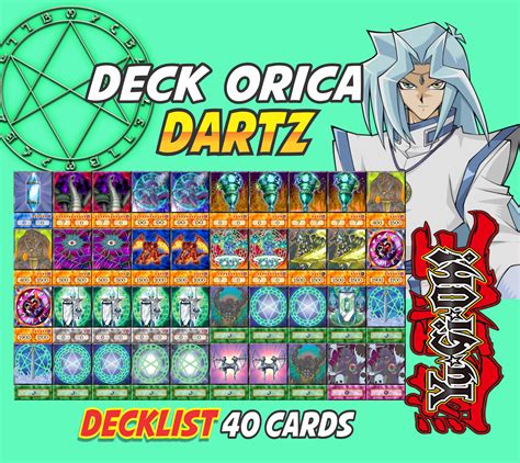 Dartz Deck 40 Cartes Anime Orica Yugioh Full Deck Duel Etsy