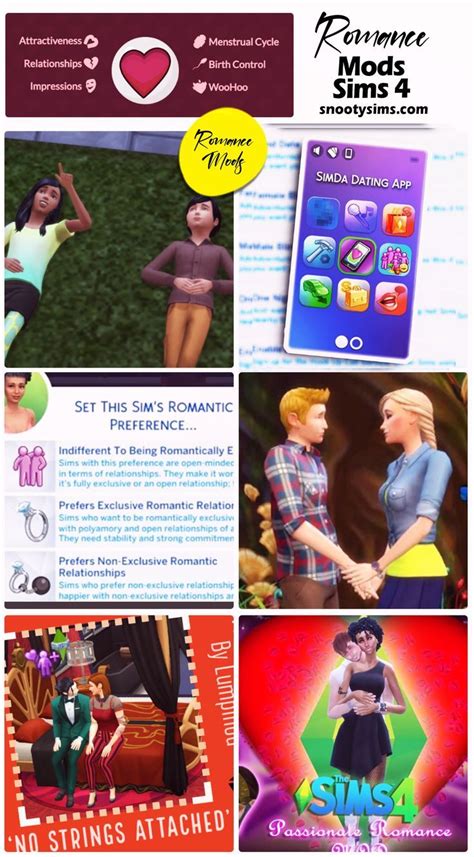 Romance Mods Los Sims 4 Mods Sims 4 Game Mods Sims 4 Mods Tumblr Sim