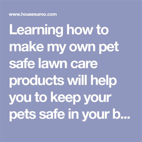 Pet safe fertilizer can easily be made, by composting your old kitchen scraps and garden throwaways. Learning How to Make My Own Pet Safe Lawn Care Products ...