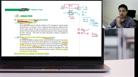 Input tax credit means reducing the tax liability on outputs by the amount of taxes paid on inputs. GST: Input Tax Credit Section 16 - YouTube