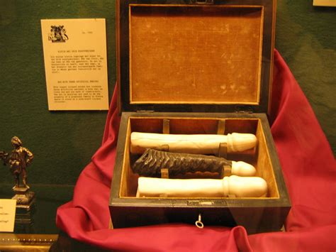 three antique dildos this copper inlayed wooden box contai… flickr