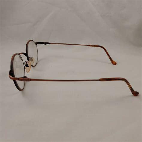 Unika Rx Eyeglasses Metal Frames Uk4 022 Copper Bronze Tone Round Full Rims Eyeglass Frames