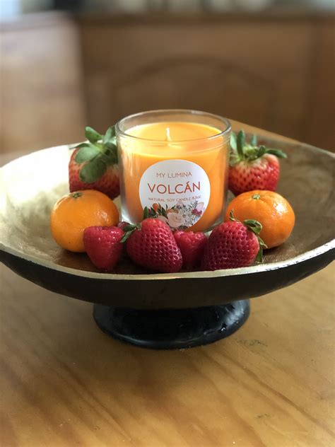 Hand Poured Candle Soy Candlescented Candle Volcan Candle Candle