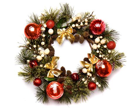 Christmas Wreath Decorations Wallpapers Wallpaper Cave