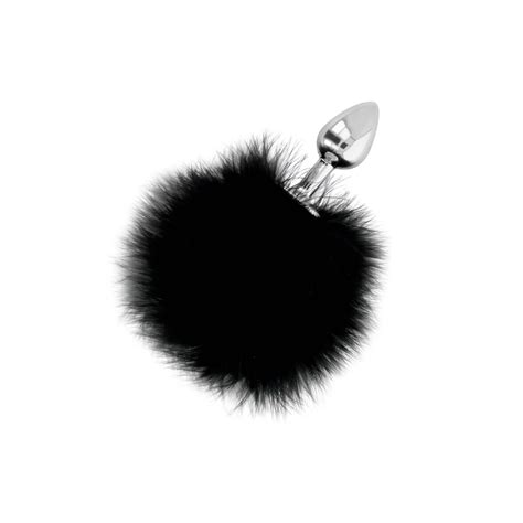 Plug Anal MetÁlico Con Plumas Furry Tail Butt Plug 7 Cm