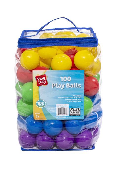 Play Day 100 Play Balls Multicolor Walmart Inventory Checker