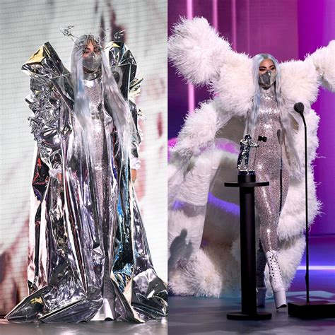 Lady Gaga Shows Off Nine Fashion Looks With Masks At The 2020 Mtv Vmas