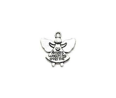 Sterling Silver Angel Watching Over Me Charm Layra