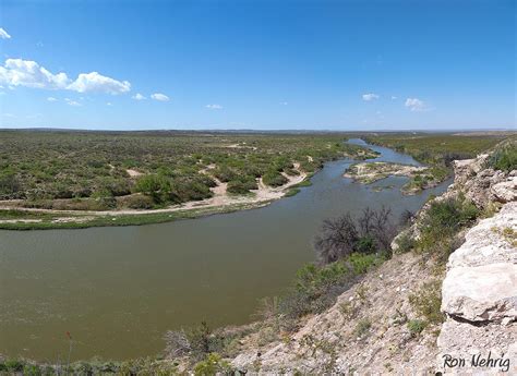 Pecos River From A Desert Trail West Of Carlsbad Nm By Ron Nehrig