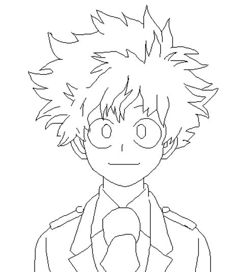 My Hero Academia Izuku Coloring Pages Images And Photos Finder