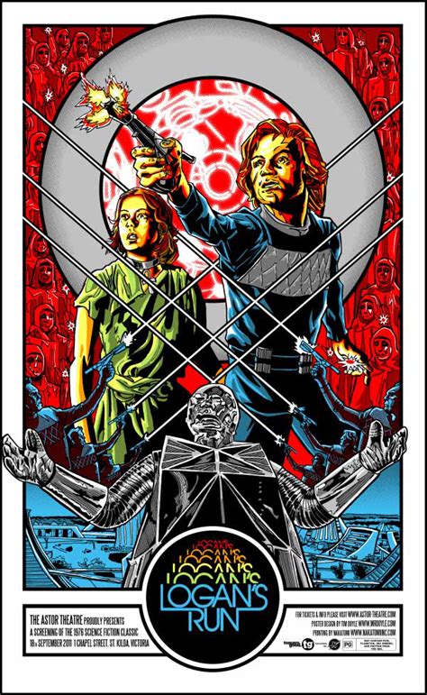 Official theatrical movie poster (#1 of 2) for logan's run (1976). LOGANS RUN - Cool new Poster Design — GeekTyrant