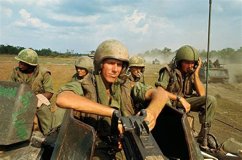 Vietnam War 1968 Us Soldiers On Patrol In Vietnam A Photo On